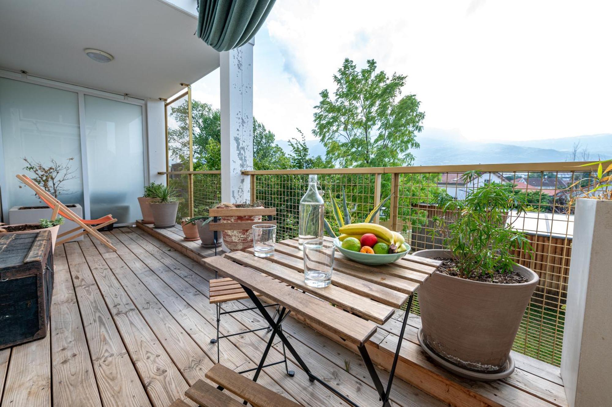 Calme Et Verdure: Vue Montagne - Terrasse - Wifi Grenoble Ngoại thất bức ảnh