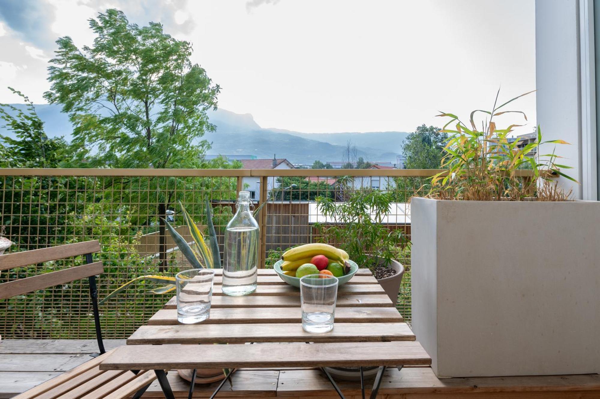 Calme Et Verdure: Vue Montagne - Terrasse - Wifi Grenoble Ngoại thất bức ảnh